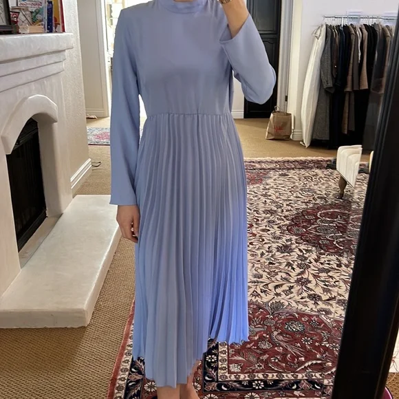 ASOS | Dresses | Gorgeous Asos Midi Dress In A Beautiful Periwinkle Blue  Excellent Used Condition | Poshmark